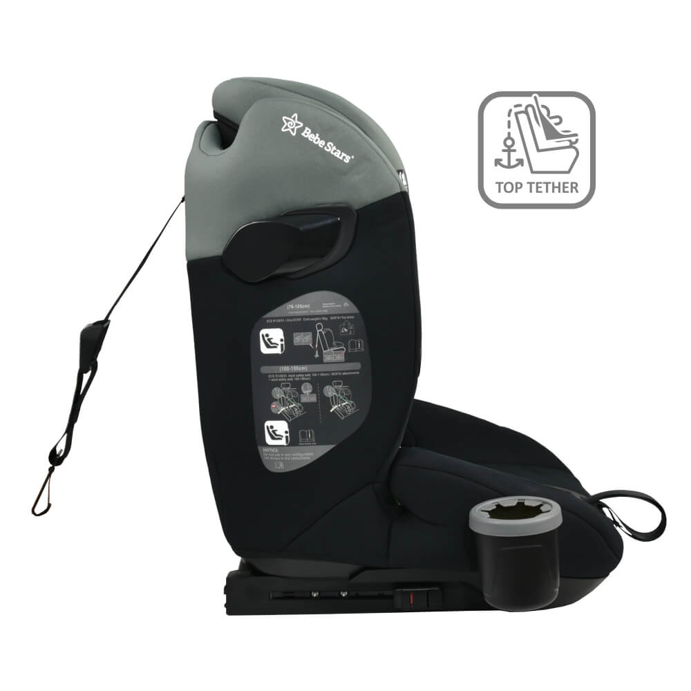 BEBE STARS Κάθισμα Αυτοκινήτου Isofix i-Size Compass Olive (76-150cm)