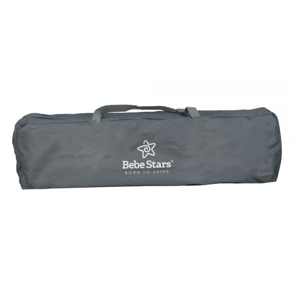 BEBE STARS Παρκοκρέβατο 1 Επιπέδου Sunshine Grey