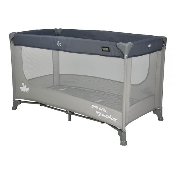 BEBE STARS Παρκοκρέβατο 1 Επιπέδου Sunshine Grey