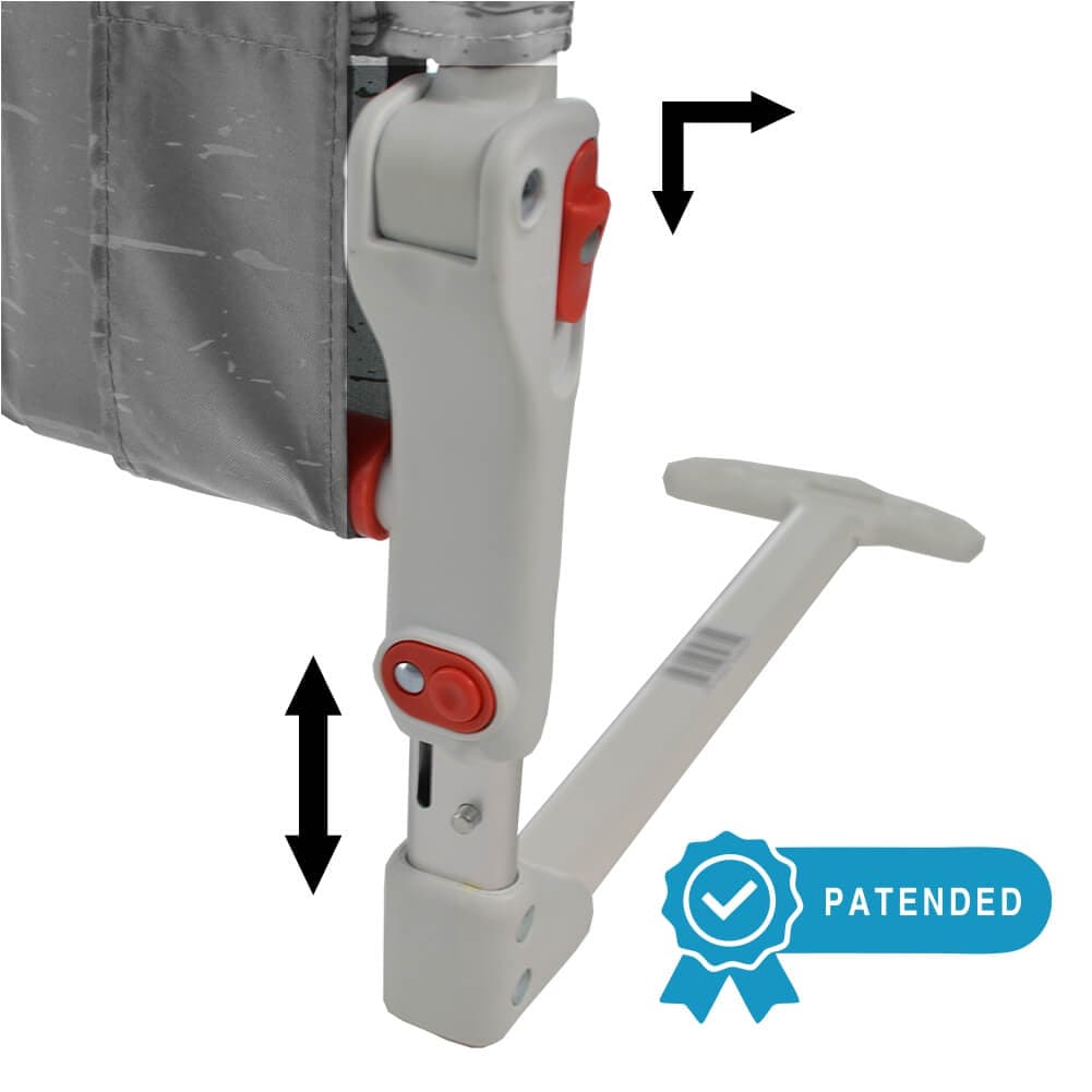 BEBE STARS Προστατευτική Μπάρα Κρεβατιού Nature (140×60 cm)