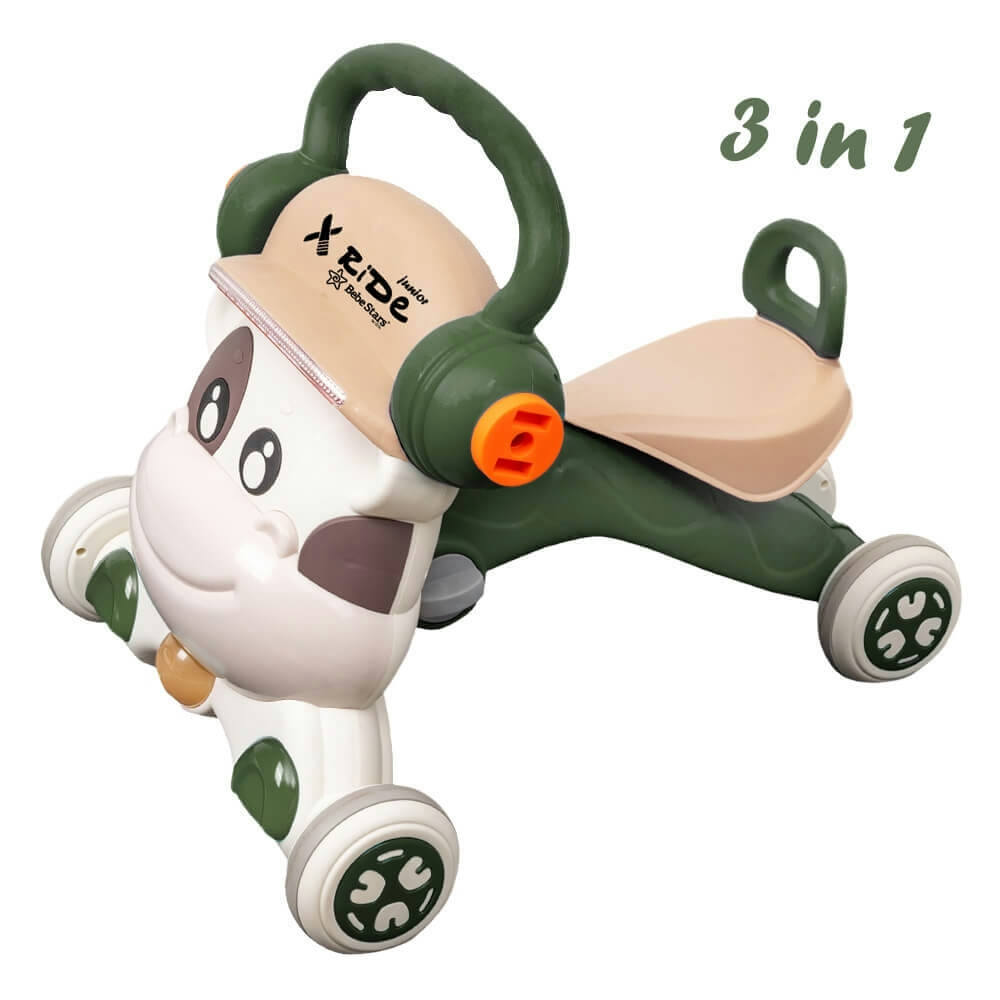 BEBE STARS Στράτα Περπατούρα X-Ride Junior 3in1 Green (6+ μηνών)
