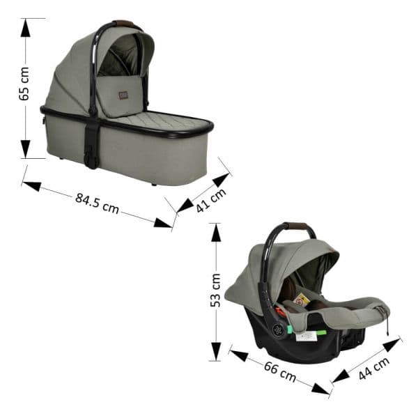 BEBE STARS Καρότσι 3 Σε 1 Mirage Olive