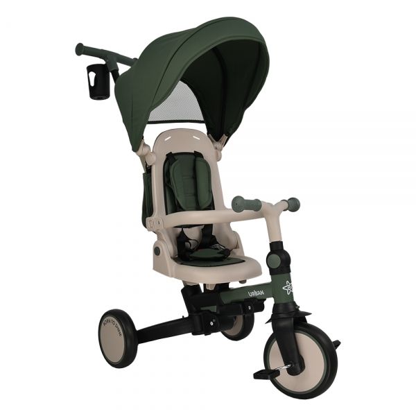 BEBE STARS Παιδικό Τρίκυκλο Ποδήλατο Ισορροπίας Urban 7in1 Forest Green (12+ μηνών)