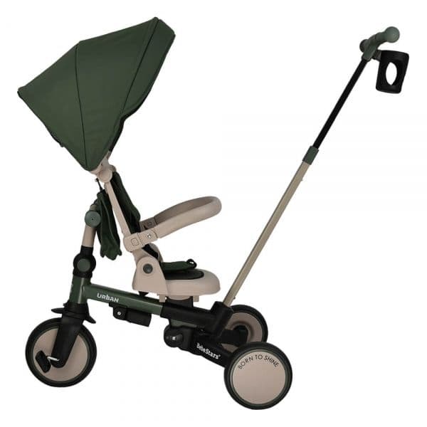 BEBE STARS Παιδικό Τρίκυκλο Ποδήλατο Ισορροπίας Urban 7in1 Forest Green (12+ μηνών)
