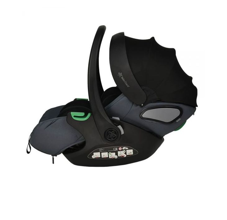 BEBE STARS Κάθισμα Αυτοκινήτου i-Size Baby Grey (40-87cm)