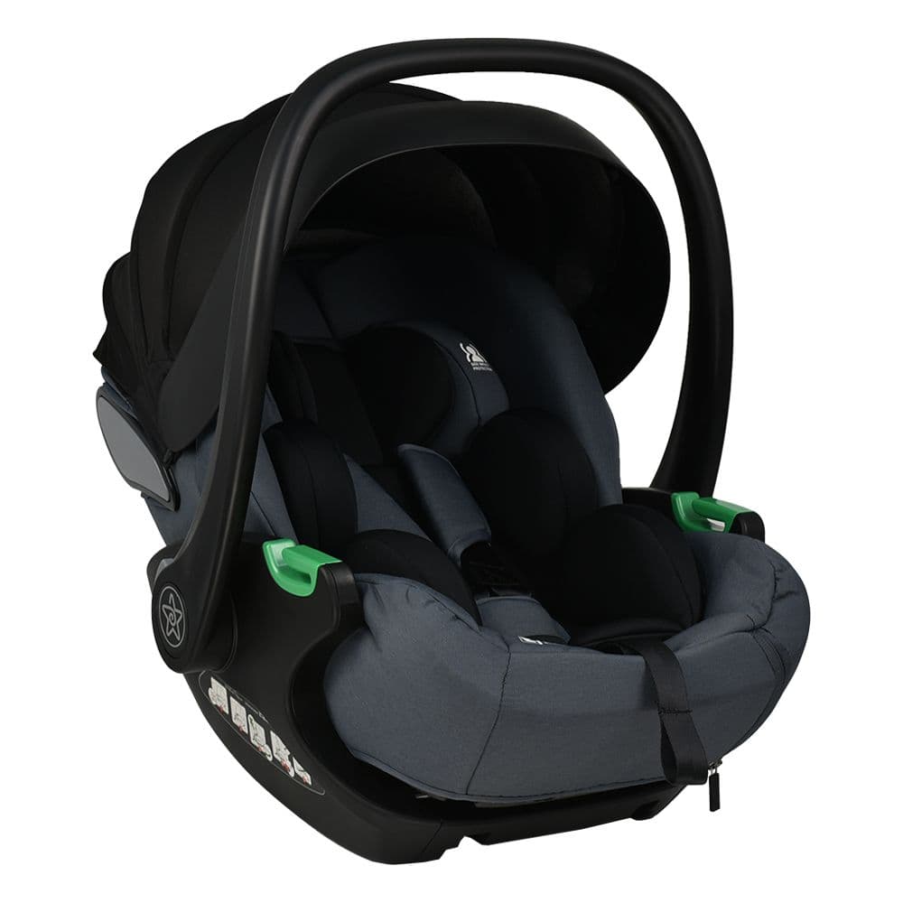 BEBE STARS Κάθισμα Αυτοκινήτου i-Size Baby Grey (40-87cm)