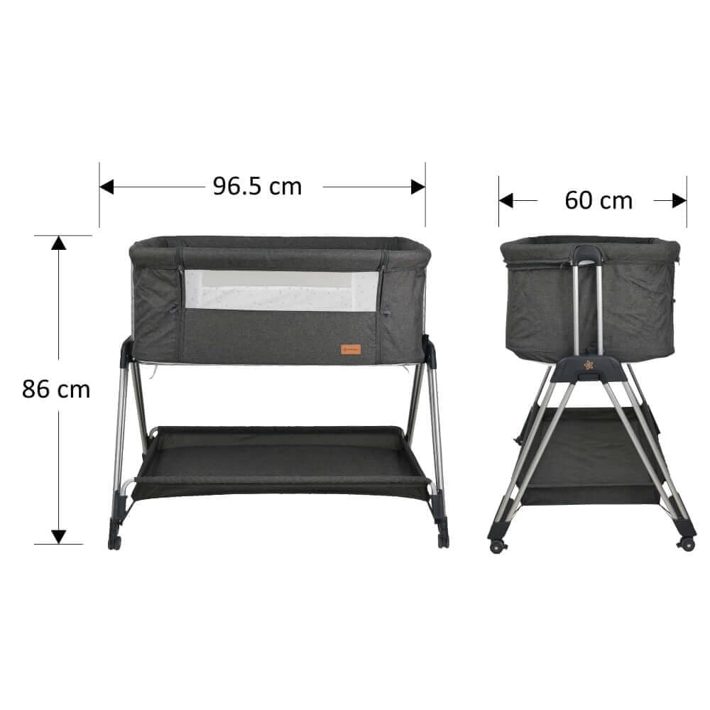 BEBE STARS Λίκνο Pearl Graphite