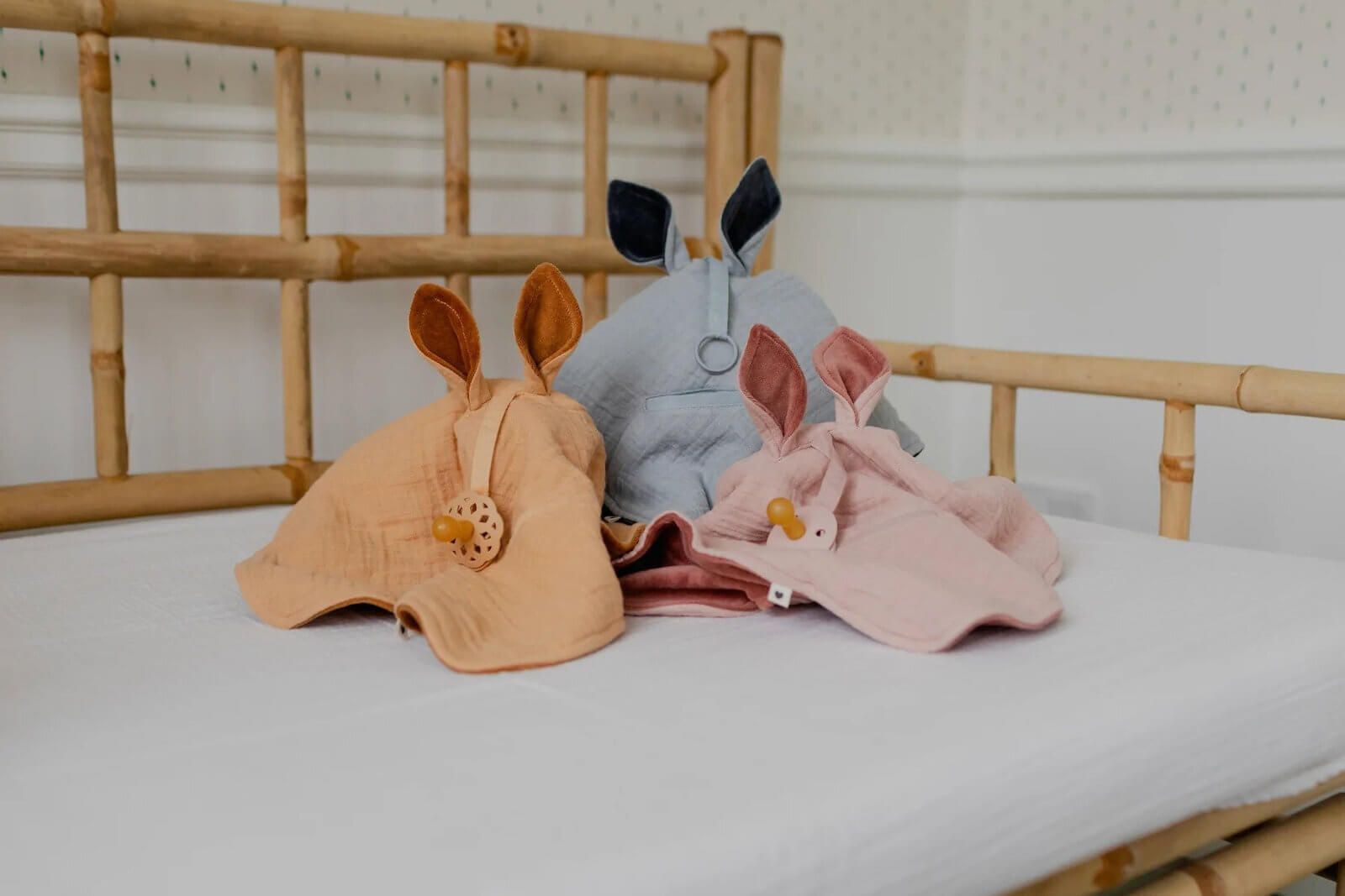 BIBS Πανάκι Μουσελίνας Ντούντου Kangaroo Blush