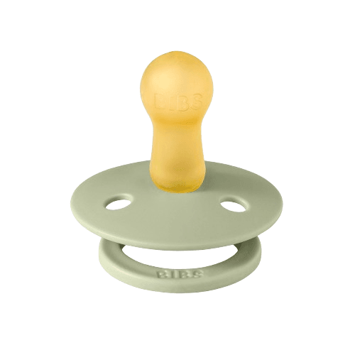 BIBS Στρογγυλή Πιπίλα Latex Colour Sage (0-6 μηνών)