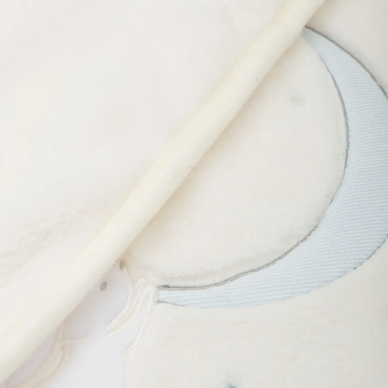 BIMBIDREAMS Βελουτέ Κουβέρτα Κούνιας Bunny Microline Blue (110×140cm)