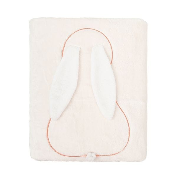 BIMBIDREAMS Βελουτέ Κουβέρτα Κούνιας Bunny Ears Microline Pink (110×140cm)