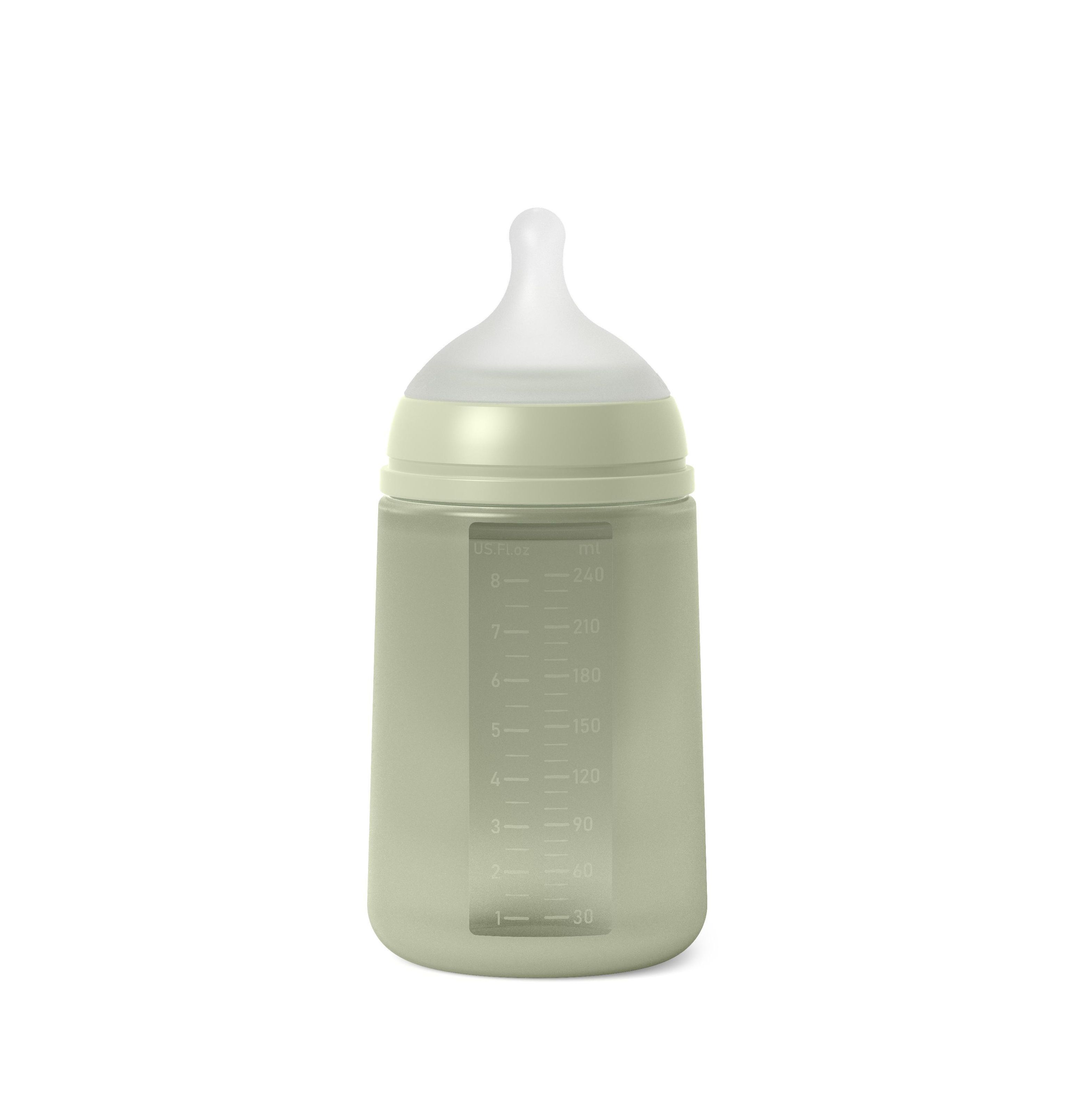 SUAVINEX Μπιμπερό Όλο Σιλικόνη Με Θηλή Σιλικόνης SX-Pro Physio Green 240ml (3+ μηνών)