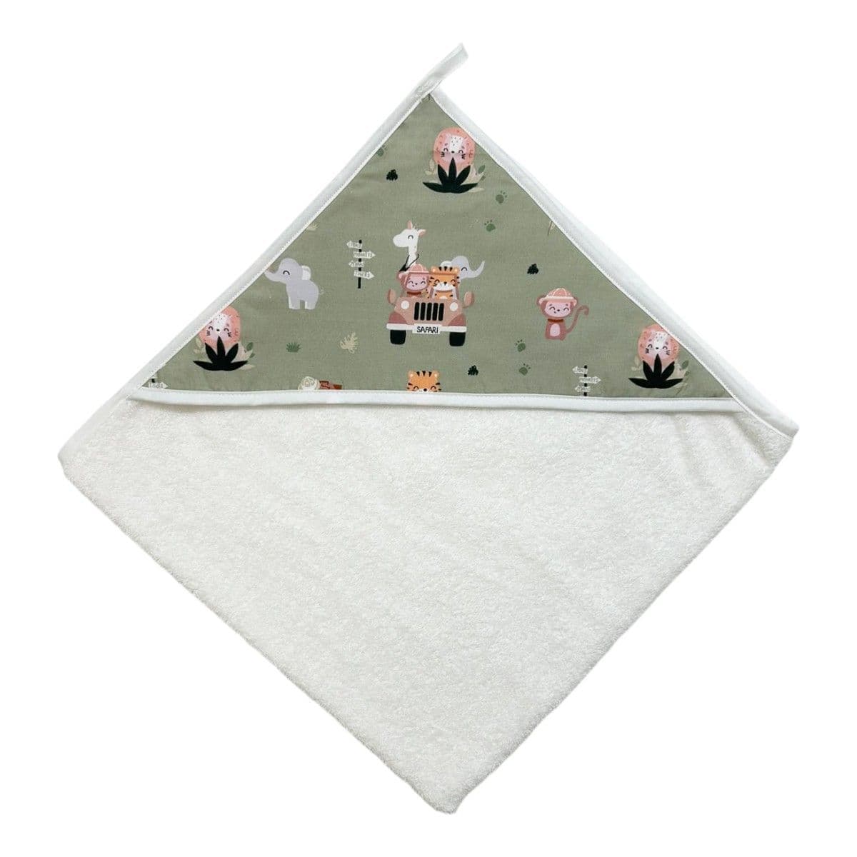 BUNNY BEBE Βρεφικό Μπουρνούζι Κάπα Safari