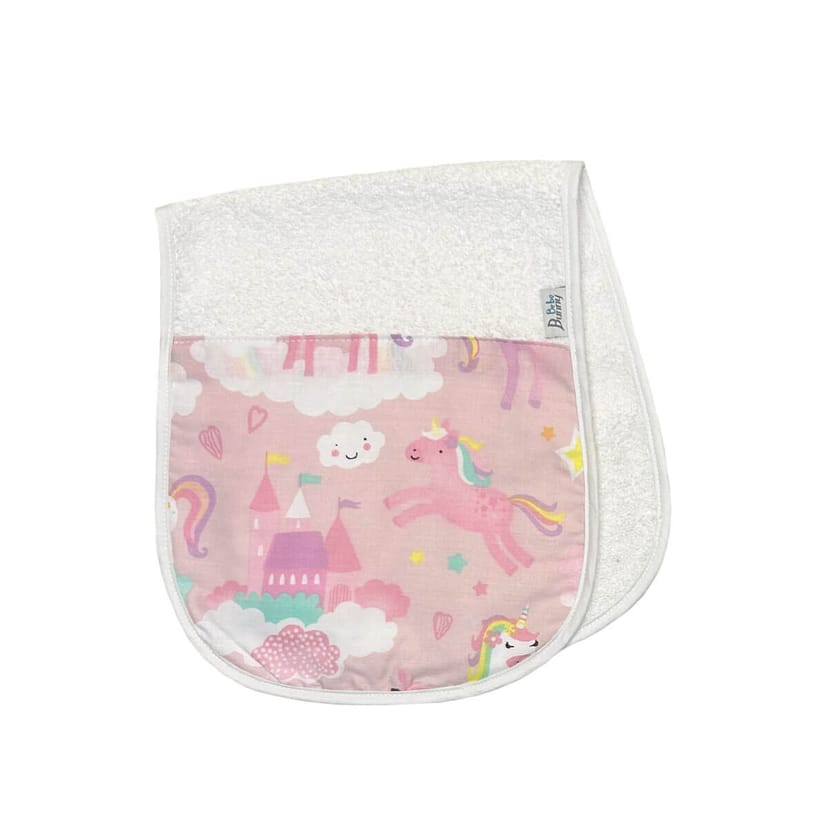 BUNNY BEBE Πανάκι Ώμου Πετσετέ Unicorn Pink