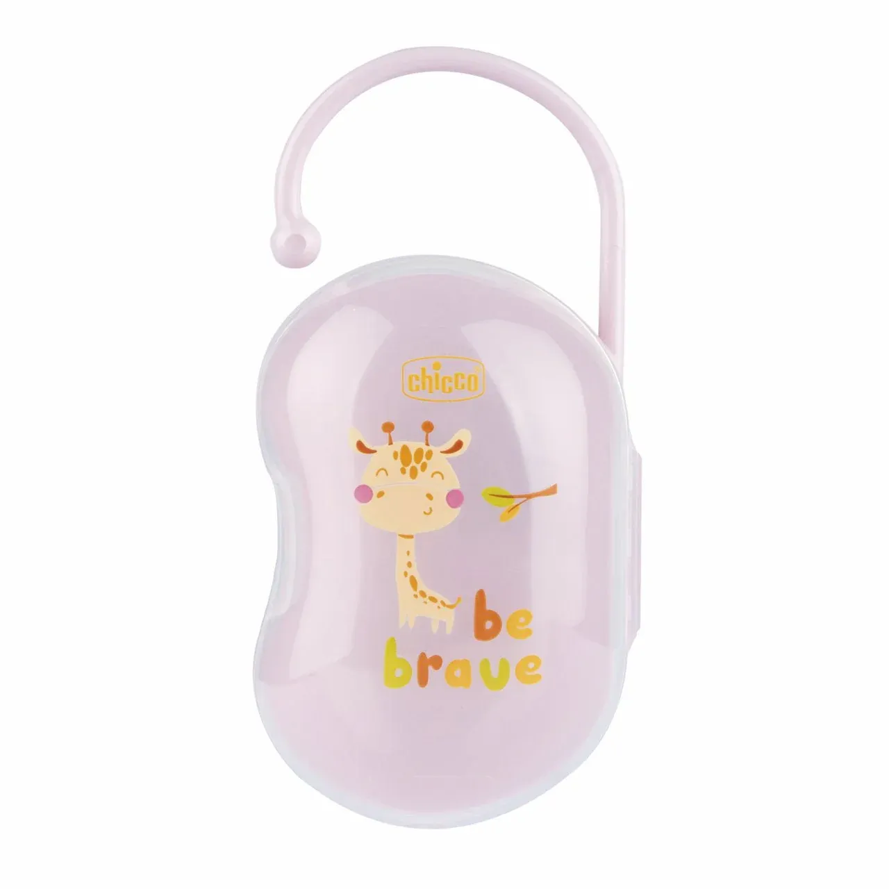 CHICCO Διπλή Θήκη Πιπίλας Easy Box Be Brave Pink