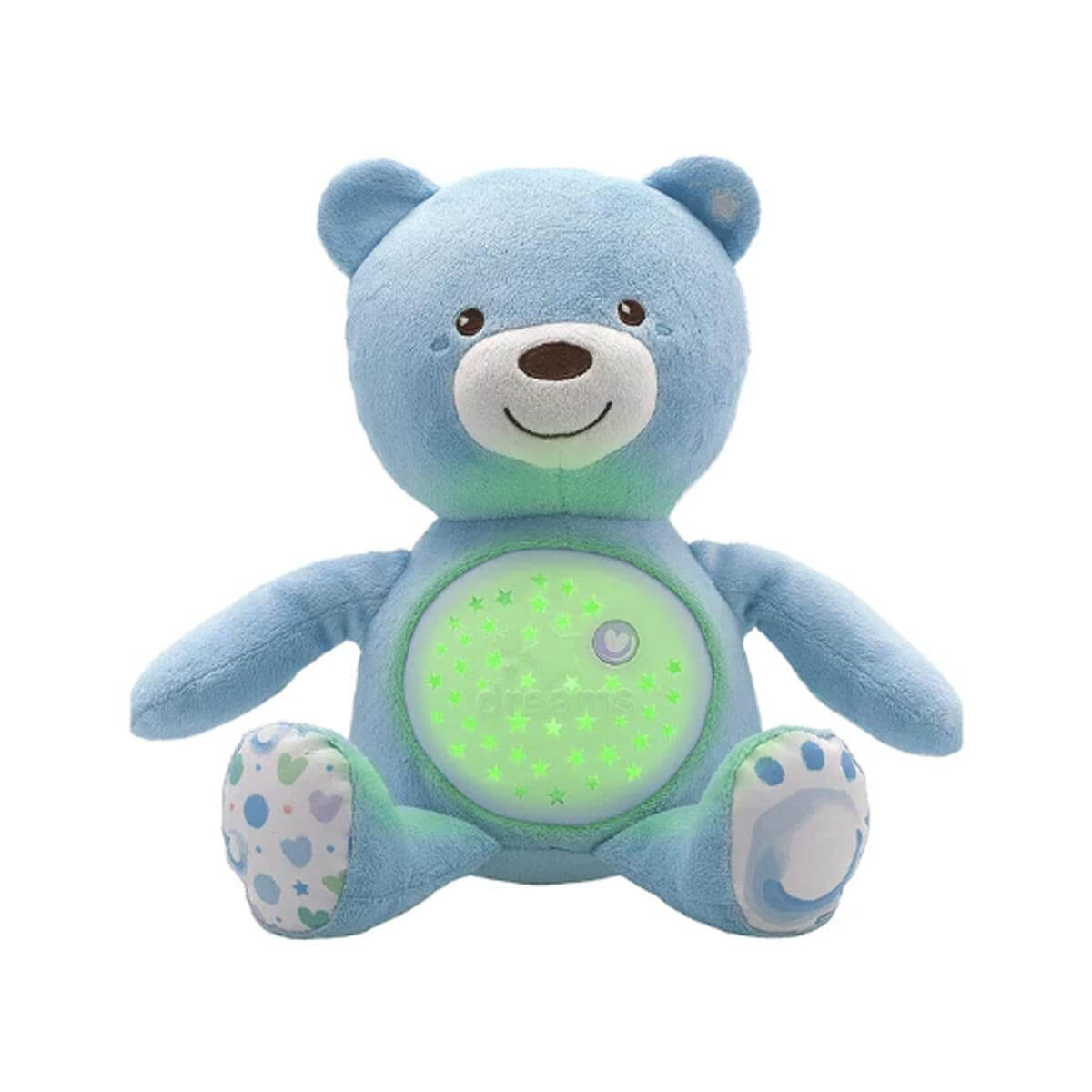 CHICCO Φωτεινός Αγκαλίτσας Baby Bear Blue