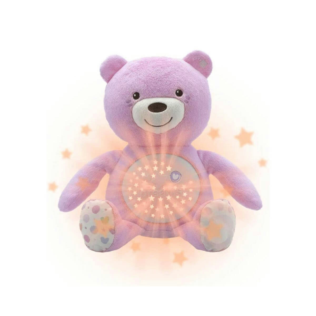 CHICCO Φωτεινός Αγκαλίτσας Baby Bear Pink