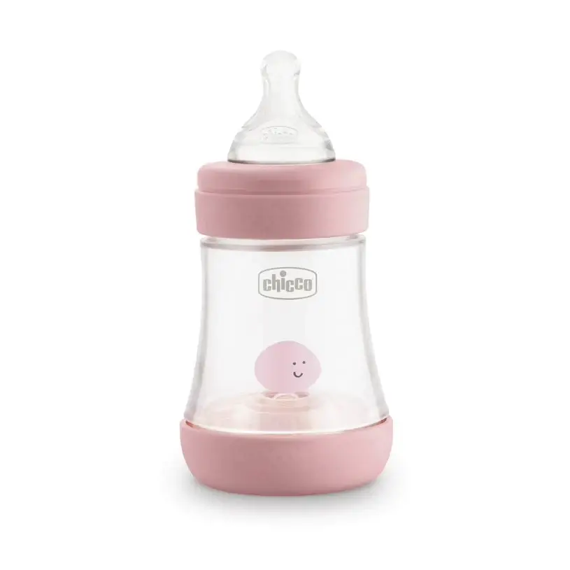 CHICCO Πλαστικό Μπιμπερό Perfect 5 Pink 150ml (0+ μηνών)