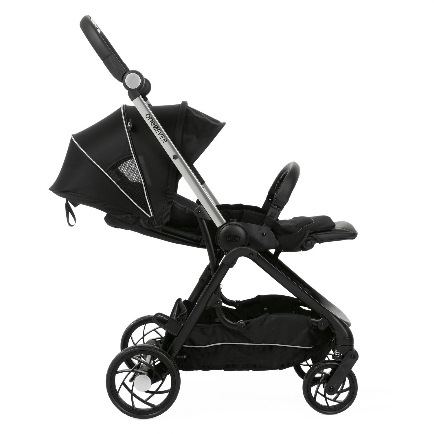 CHICCO Καρότσι 3 Σε 1 One4Ever Light Pirate Black