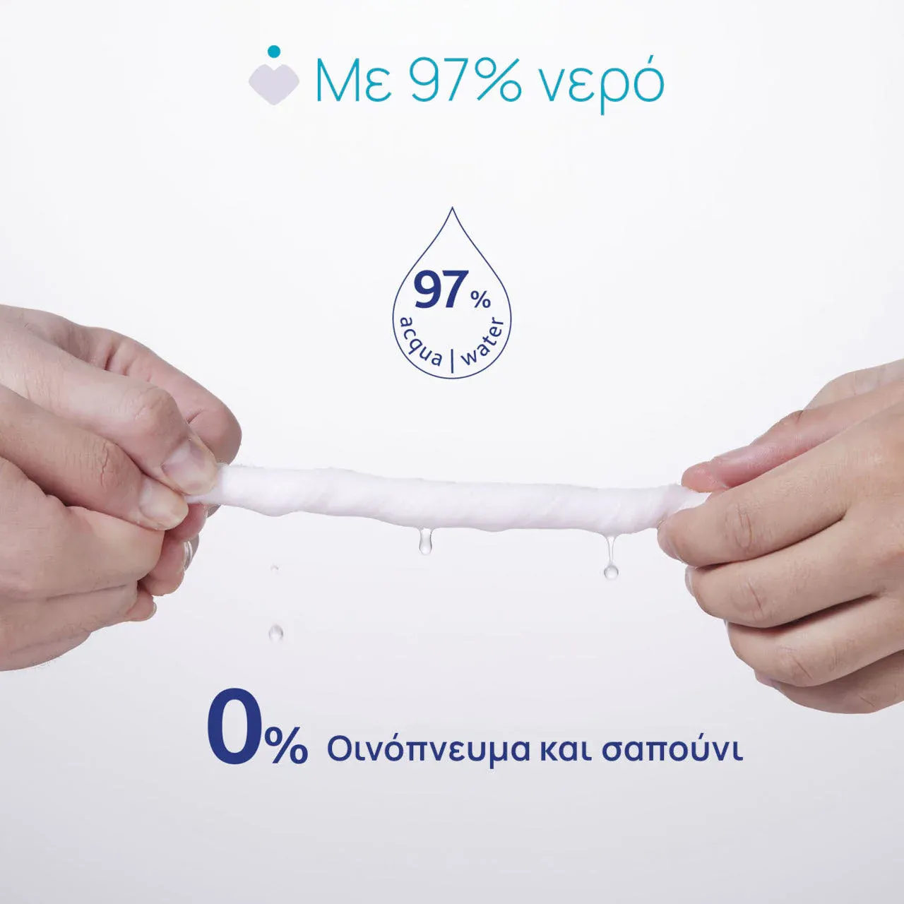 CHICCO Βρεφικά Μωρομάντηλα Νερού Με 97% Νερό (72 Τεμάχια)