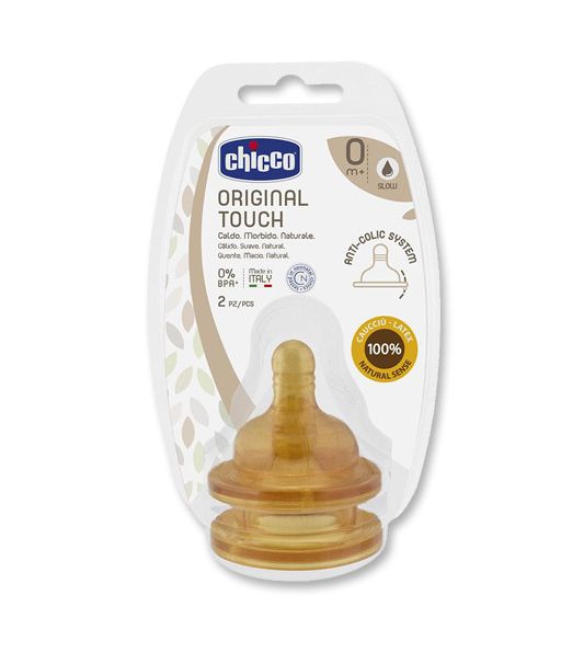 CHICCO Θηλές Καουτσούκ Well Being Κανονική Ροή (0+ μηνών)