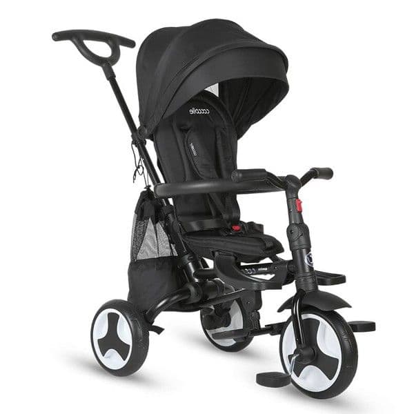 COCCOLLE Παιδικό Τρίκυκλο Ποδήλατο Αναδιπλούμενο 360° Spectra Plus Jet Black (10+ μηνών)