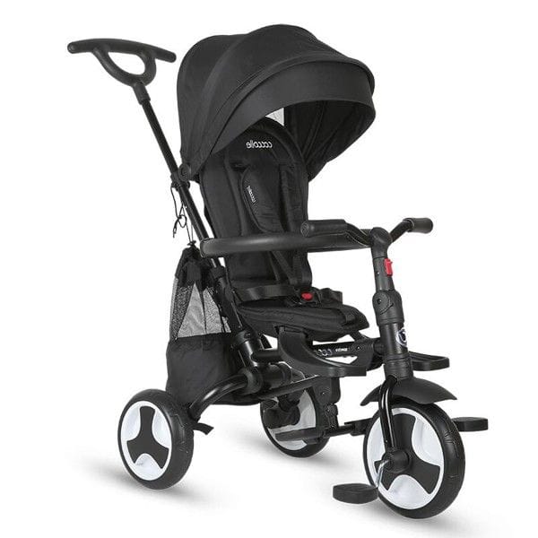 COCCOLLE Παιδικό Τρίκυκλο Ποδήλατο Αναδιπλούμενο 360° Spectra Plus Jet Black (10+ μηνών)