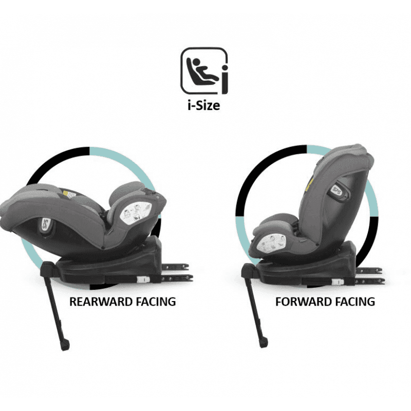 COCCOLLE Κάθισμα Αυτοκινήτου Isofix i-Size Sidra 360° Diamond Black (40-150cm)