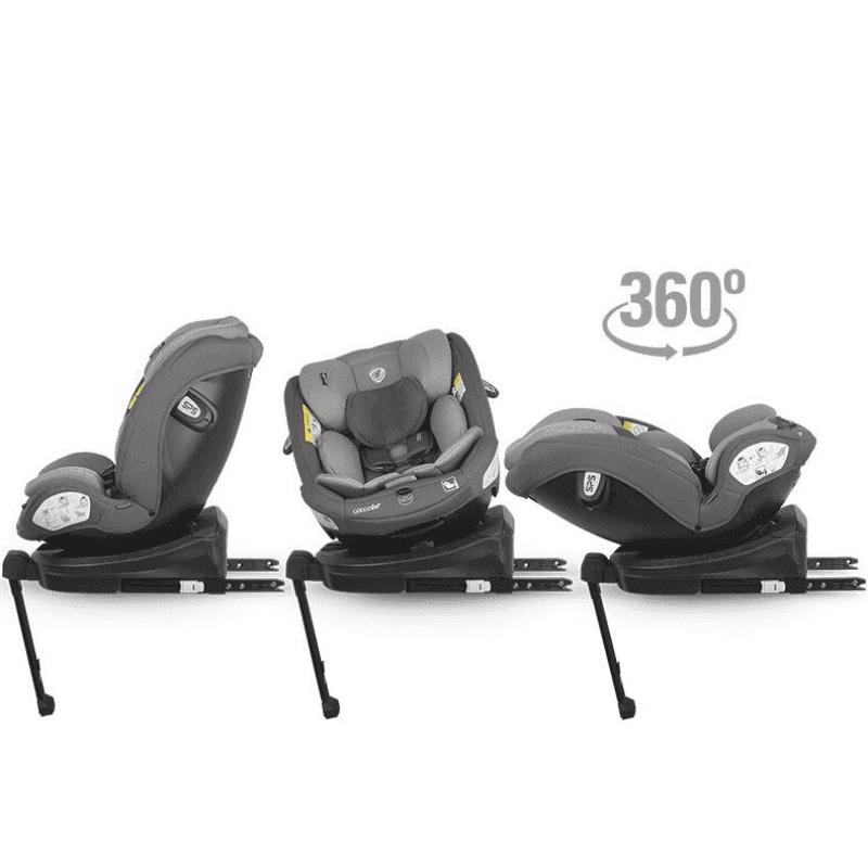 COCCOLLE Κάθισμα Αυτοκινήτου Isofix i-Size Sidra 360° Diamond Black (40-150cm)