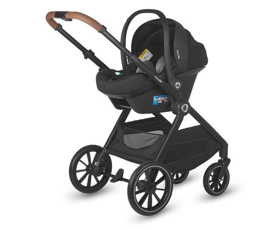 COCCOLLE Καρότσι 3 Σε 1 Aspen Jet Black (+ ΔΩΡΟ Τσάντα Αλλαξιέρα Μαμάς)