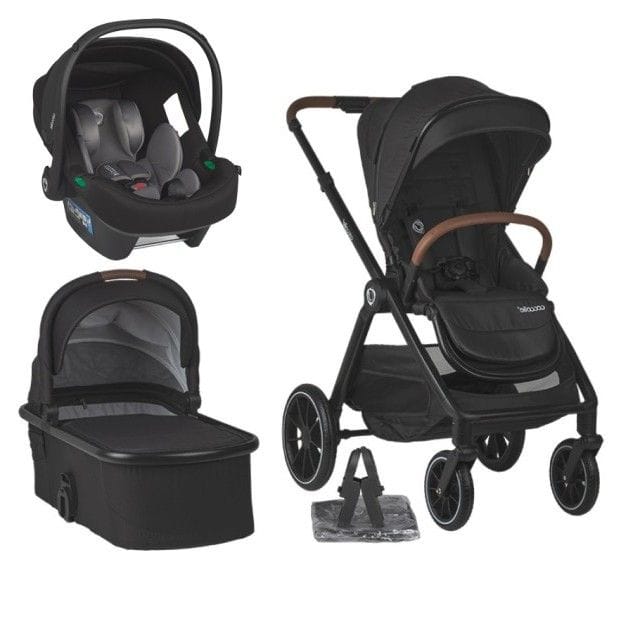 COCCOLLE Καρότσι 3 Σε 1 Aspen Jet Black (+ ΔΩΡΟ Τσάντα Αλλαξιέρα Μαμάς)