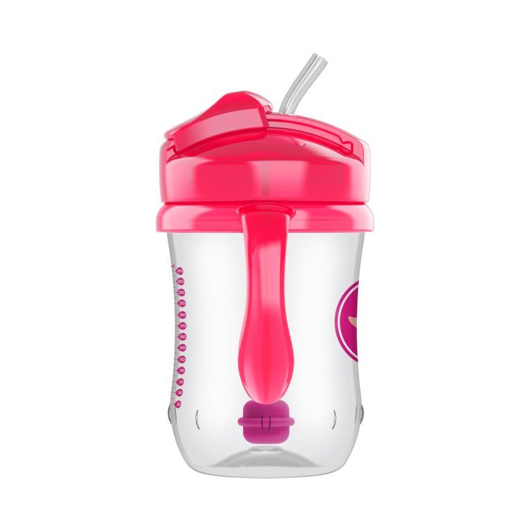 DR. BROWN'S Εκπαιδευτικό Ποτηράκι Pink 270ml (6+ μηνών)