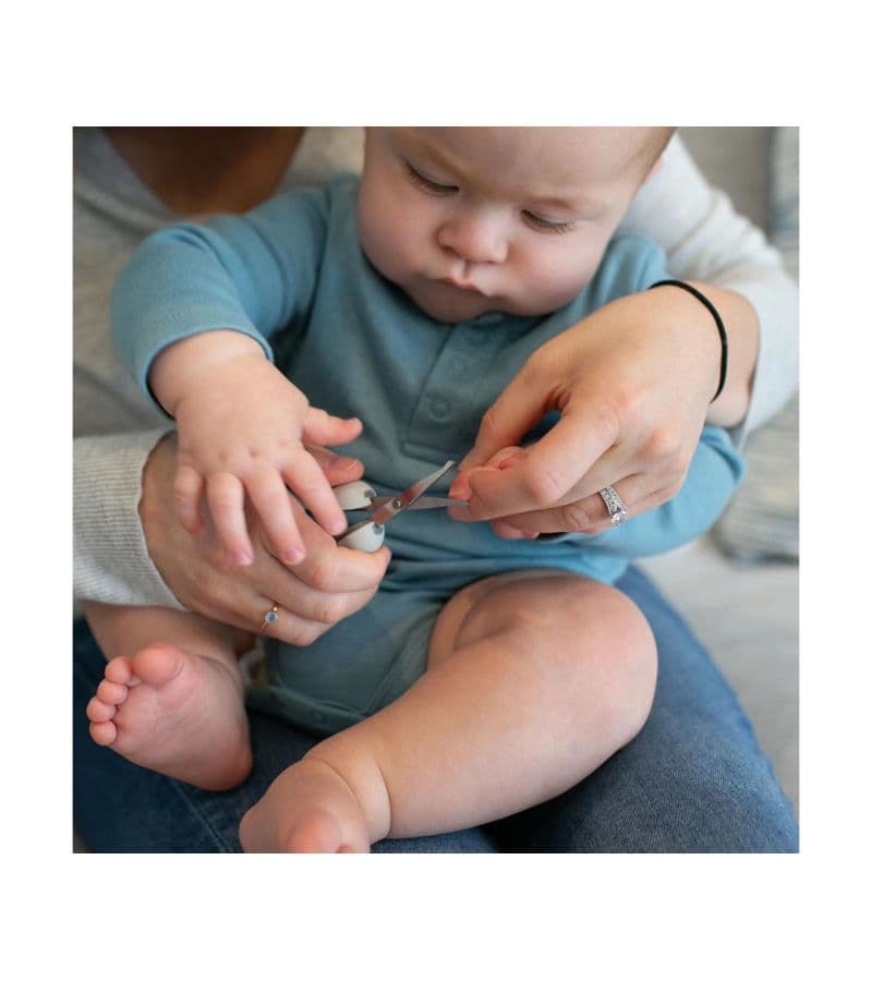 DR. BROWN'S Ψαλιδάκι Ασφαλείας Μωρού Με Θήκη Grey (0+ μηνών)