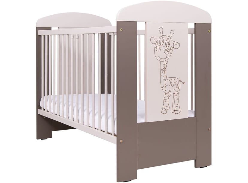 DREWEX Βρεφικό Κρεβάτι Giraffe Santana Cappuccino