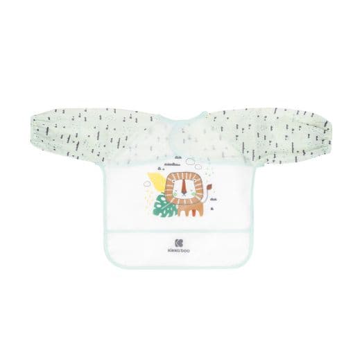 KIKKA BOO Μακρυμάνικη Βρεφική Σαλιάρα Με Τσέπη Savanna Mint (4+μηνών)