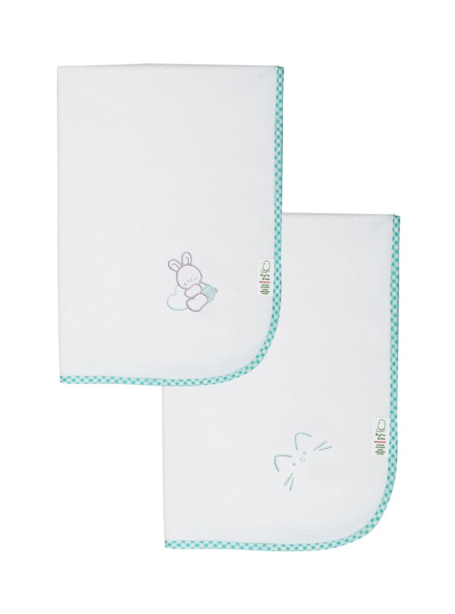 FIGLIO BINO Αδιάβροχο Σελτεδάκι Μωρού Με Κέντημα 50x70cm Mint