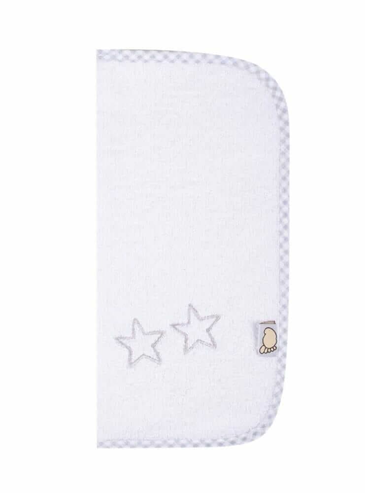 FIGLIO BINO Πανάκι Ώμου Πετσετέ Με Κέντημα Grey