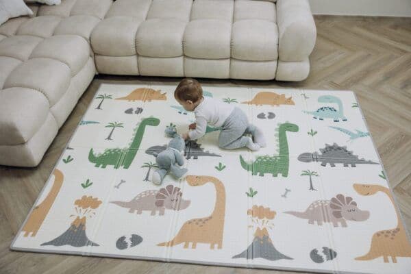 FREE ON Αδιάβροχο Αφρώδες Χαλάκι Δαπέδου Magic Dino (150×200 cm)