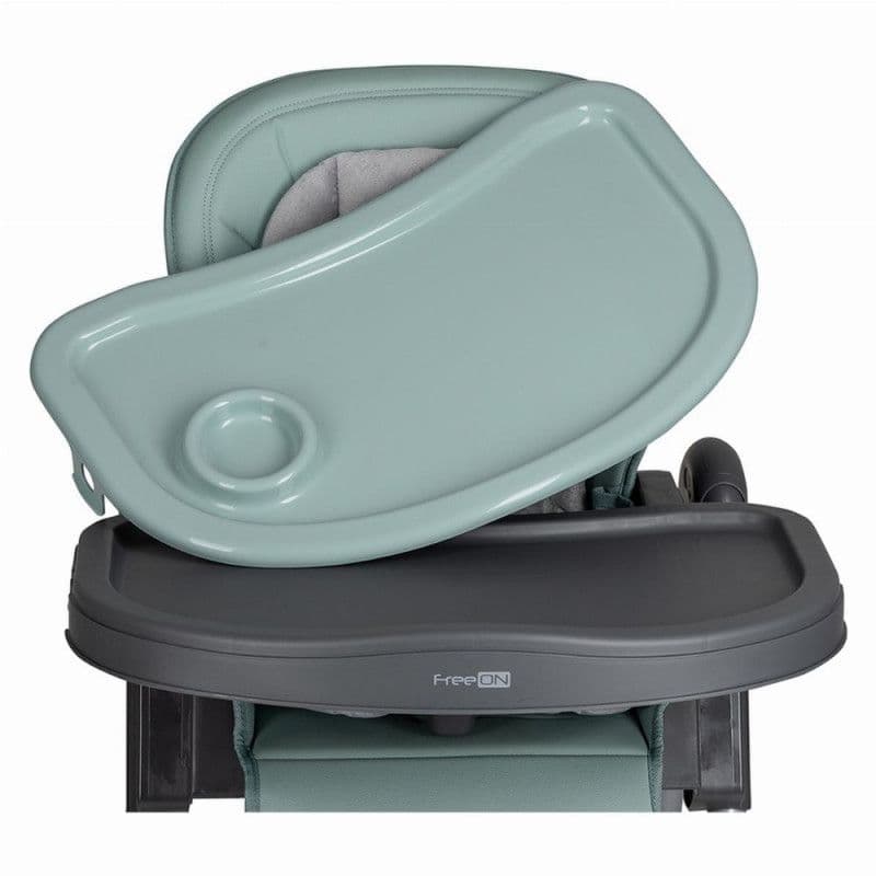 FREE ON Καρέκλα Φαγητού Για Μωρά Lan 2in1 Green (0-36 μηνών)