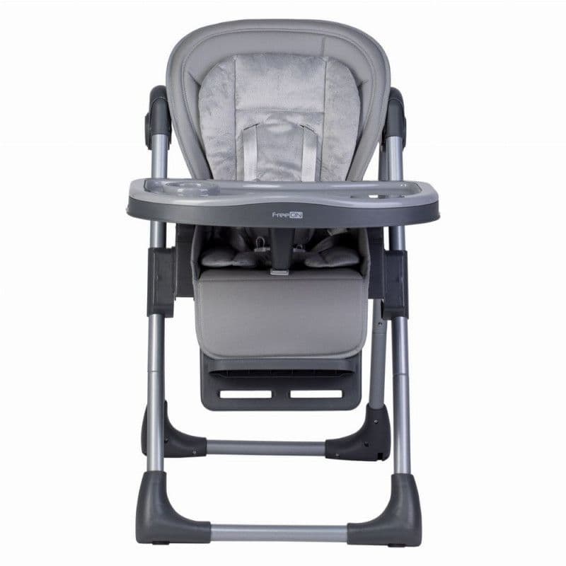 FREE ON Καρέκλα Φαγητού Για Μωρά Lan 2in1 Grey (0-36 μηνών)