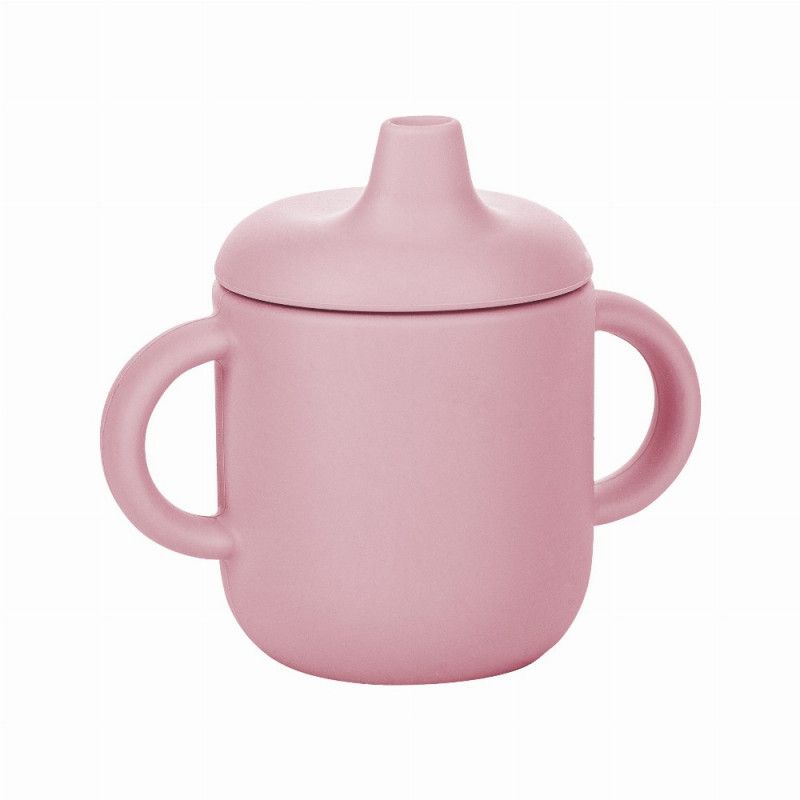 FREE ON Ποτήρι Σιλικόνης Με Στόμιο Pink 180ml (6+ μηνών)