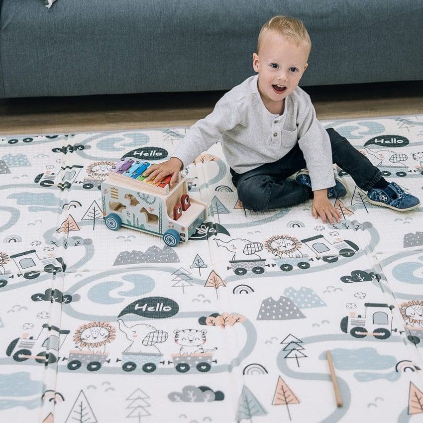 FREE ON Αδιάβροχο Αφρώδες Χαλάκι Δαπέδου Magic Road (150×200 cm)