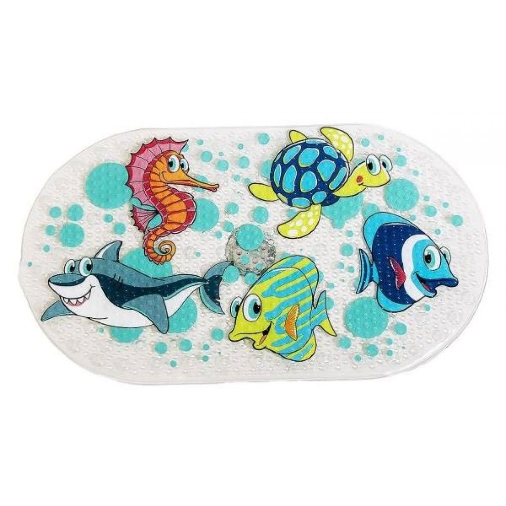 FREE ON Παιδικό Αντιολισθητικό Πατάκι Μπάνιου Sea World