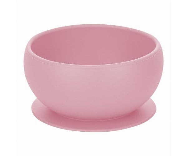 FREEON Μπωλ Φαγητού Σιλικόνης Για Μωρά Με Βεντούζα Pink (6+ μηνών)