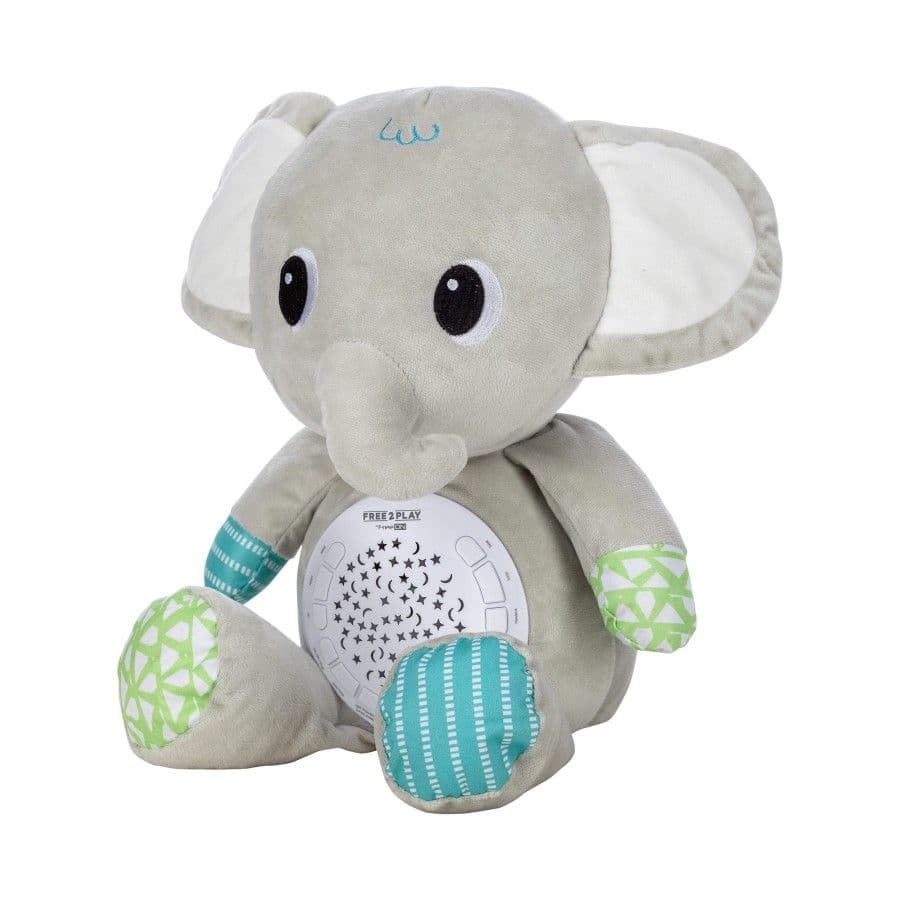 FREE ON Φωτεινός Μουσικός Αγκαλίτσας Baby Elephant Blue