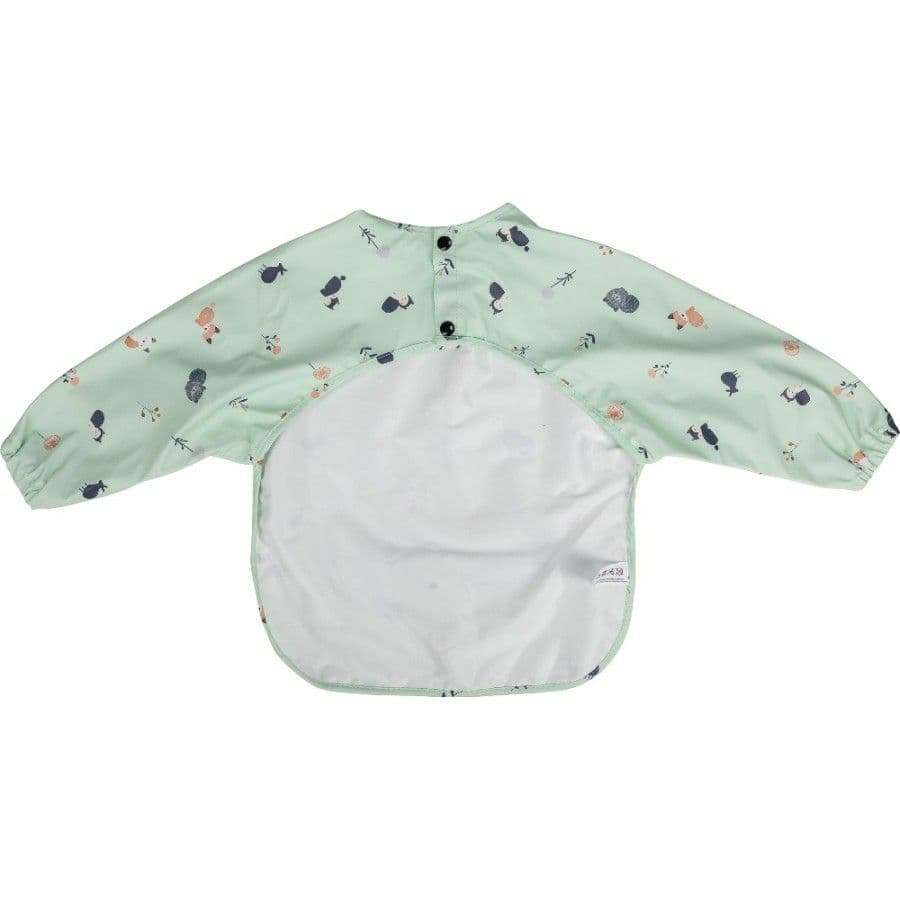 FREE ON Μακρυμάνικη Αδιάβροχη Σαλιάρα Με Τσέπη & Κουμπάκια Forest Animal (6+ μηνών)