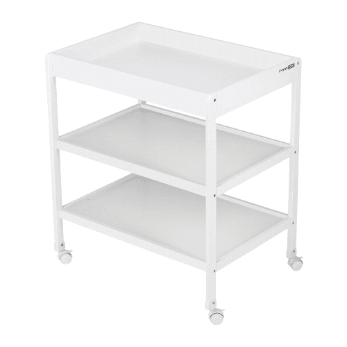 FREE ON Ξύλινη Αλλαξιέρα Μωρού Με Ράφια Mila White