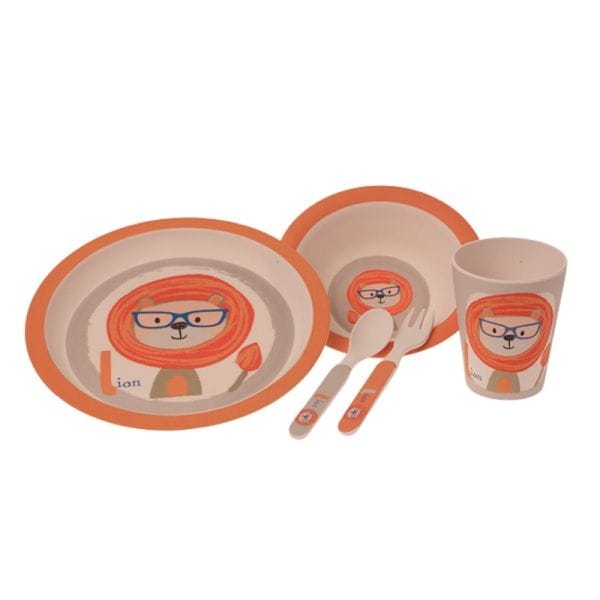 GAMBERRITOS Βρεφικό Σετ Φαγητού PP Λιονταράκι (6+ μηνών)