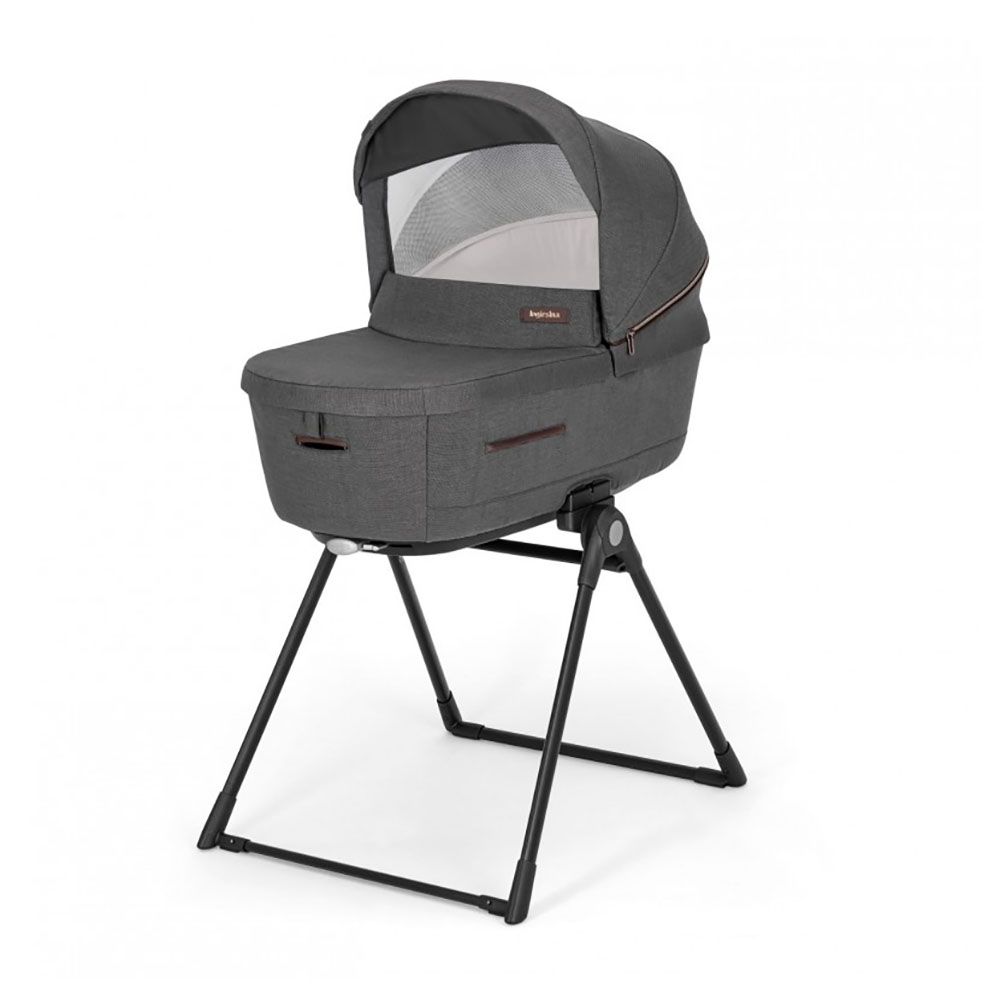 INGLESINA Καρότσι 3 Σε 1 Aptica System Quattro Darwin Infant Velvet Grey-Palladio Black