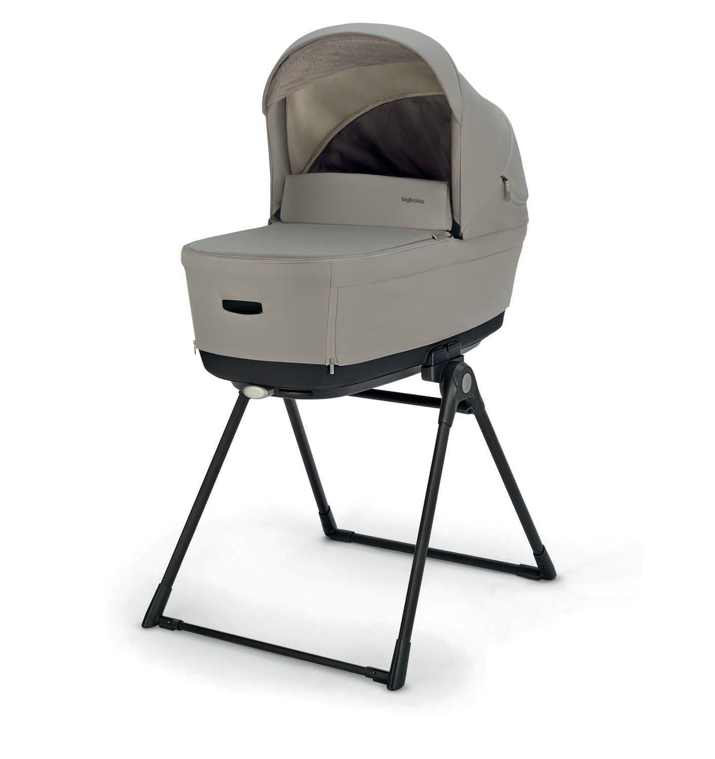 INGLESINA Καρότσι 3 Σε 1 Electa Quattro Darwin Infant Battery Beige-Iridio Black